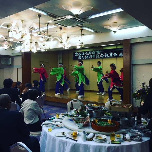 よさこい余興演舞