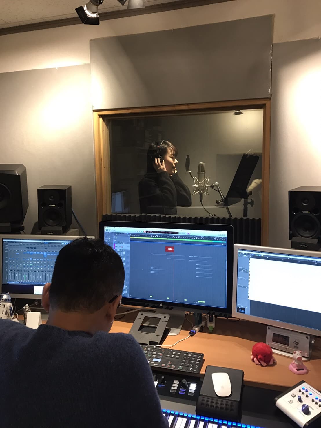 本日はボーカルレコーディング！