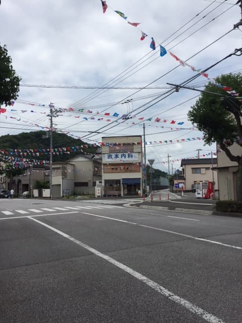 梅ノ辻競演場　万国旗！