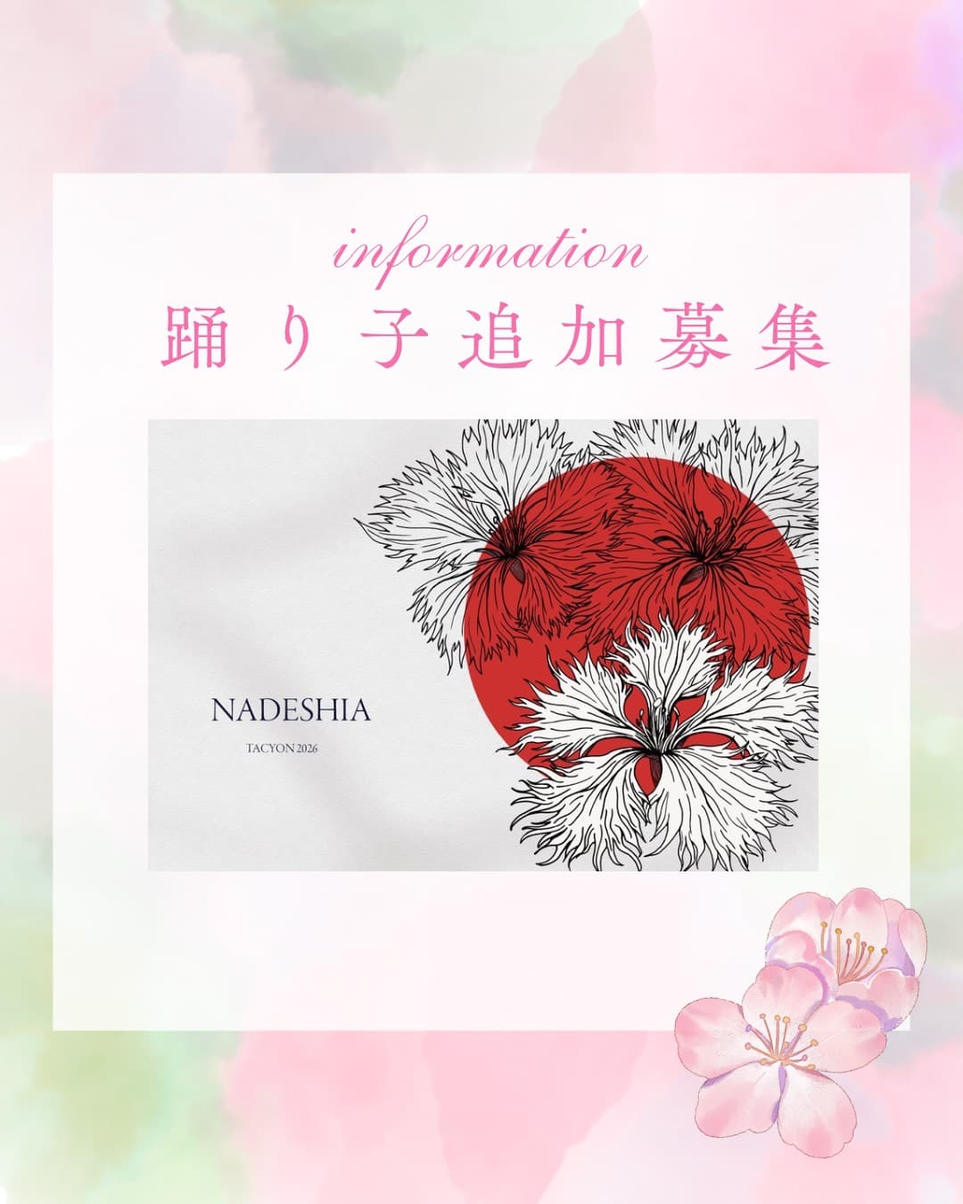 TACYON2026 踊り子追加募集